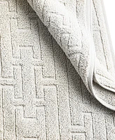 Hotel Collection Sculpted Chain-Link Bath Towel, 30" x 56", Exclusively at Macy's