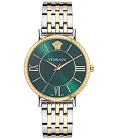 Versace Men's Swiss Two-Tone Stainless Steel Bracelet Watch 42mm