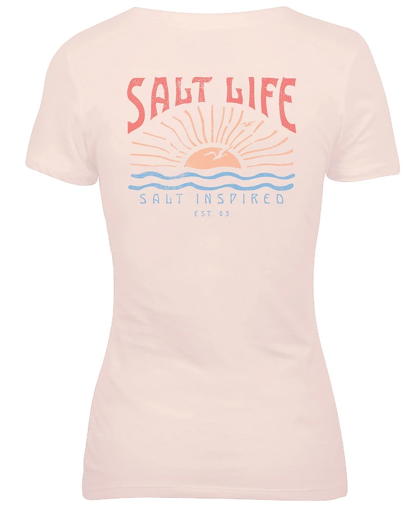 Salt Life Women's Good Morning Sunshine Cotton Graphic T-Shirt