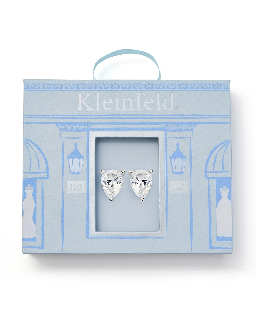 Kleinfeld Cubic Zirconia Pear Cut Stud Earrings