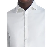 Karl Lagerfeld Paris Men's Slim-Fit Jacquard Woven Shirt