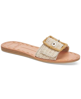 Dolce Vita Women's Dasa Buckle Detailed Slide Flat Sandals