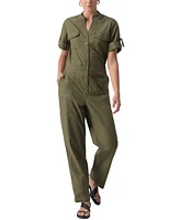 Sanctuary Women's Reserve Short-Sleeve Jumpsuit