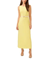 Vince Camuto Women's Sleeveless Keyhole-Back Crewneck Maxi Dress