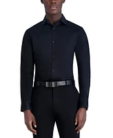 Karl Lagerfeld Paris Men's Slim-Fit Sateen Woven Shirt