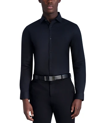 Karl Lagerfeld Paris Men's Slim-Fit Twill Woven Shirt