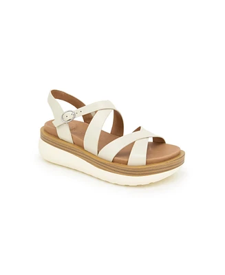 Gentle Souls Women's Rebha Buckle Sandals