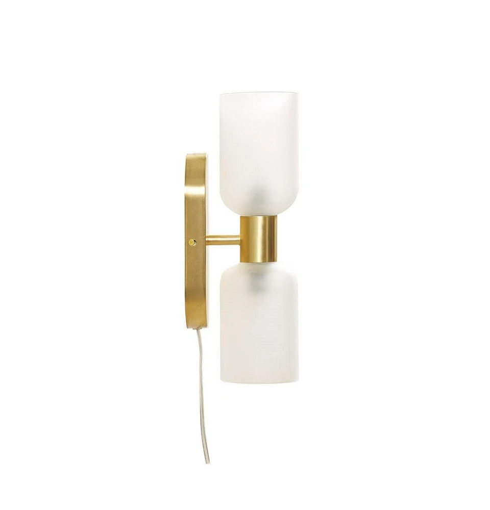 Streamdale Furniture Double Tube 2-Light Wall Sconce