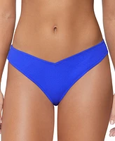 Raisins Juniors' Oahu V-Shape Solid Bikini Bottoms