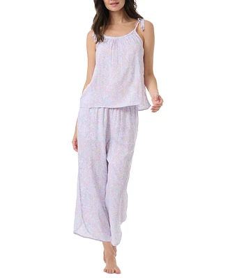 Splendid Women's 2-Pc. Tie-Strap Cami Pajamas Set