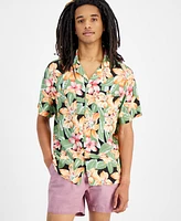 Levi's Men's Printed Relaxed Short-Sleeve Camp Shirt