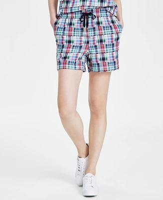 Nautica Jeans Women's Patchwork Pull-On Cotton Dock Shorts