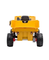 Freddo Cat 12V Dump Truck 1-Seater Ride-On