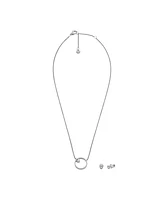 Skagen Women's Kariana Gift Set Glitz Heart Earrings and Necklace, SKJB1016SET