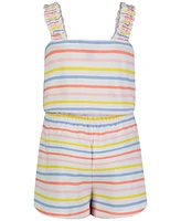 Tommy Hilfiger Little Girls Striped Terry Romper