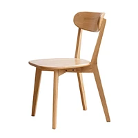 Simplie Fun Natural Oak Wooden Dining Chair