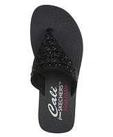 Skechers Women's Cali Vinyasa - New Glamour Flip-Flop Thong Athletic Sandals from Finish Line