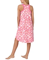 Cuddl Duds Women's Printed Sleeveless Nightgown