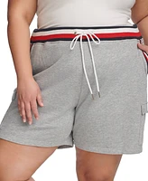 Tommy Hilfiger Plus Size Global Waistband Pull-On Shorts