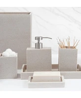 Cassadecor Dune Textured Resin Toothbrush Holder