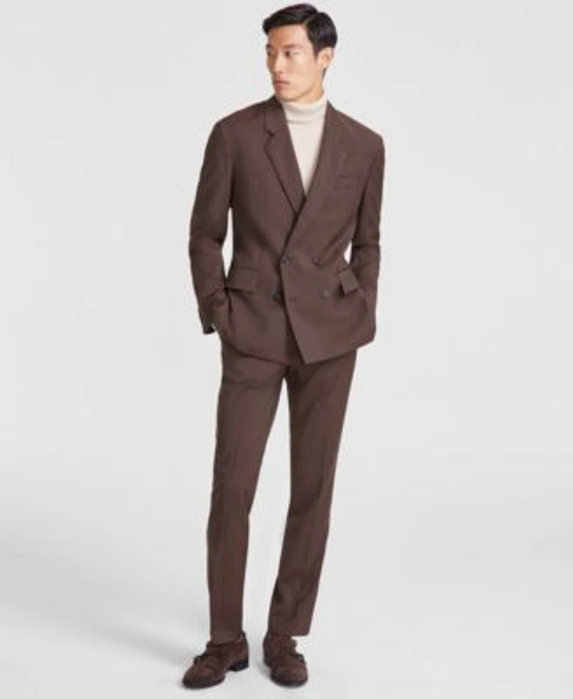 Hugo By Hugo Boss Mens Modern Fit Solid Wool Suit Separates