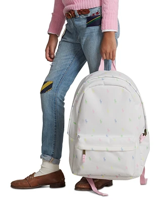Polo Ralph Lauren Big Girls Pony Adjustable Backpack