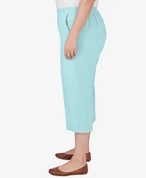 Alfred Dunner Plus Hyannisport Pull-On Capri Pant