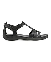 Easy Spirit Women's Leia Round Toe Strappy Flat Sandals