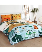 In the Jungle 100% Cotton Duvet & Pillowcase Set