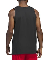 adidas Men's Legends Sleeveless 3-Stripes Logo Basketball Tank