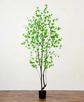 Nearly Natural 8ft. Artificial Minimalist Enkianthus Tree