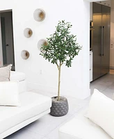 Nearly Natural 4ft. Artificial Olive Tree