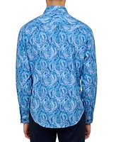 Society of Threads Men's Performance Stretch Paisley Shirt