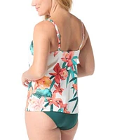 Coco Reef Womens Core Tankini Top Serene V Waist Crossover Bikini Bottoms