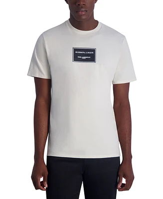 Karl Lagerfeld Paris Men's Latitude Graphic Logo T-Shirt