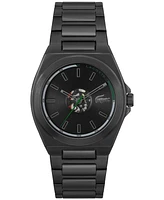 Lacoste Men's Reno Black-Tone Stainless Steel Bracelet Watch 42mm