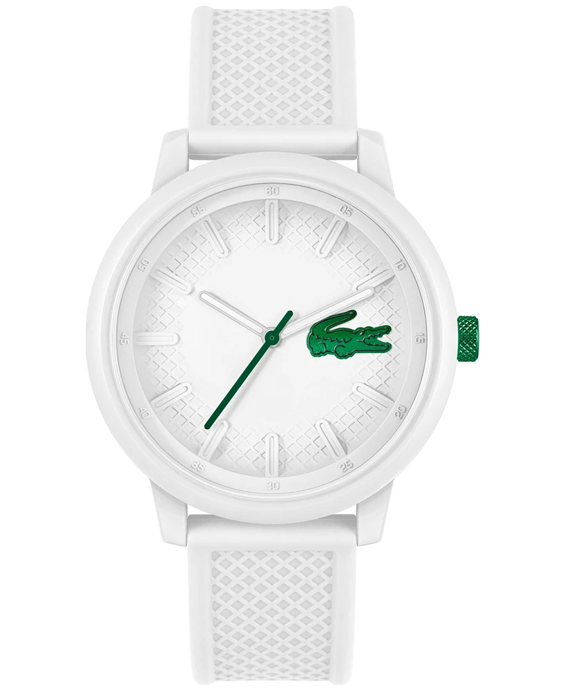 Lacoste Unisex L.12.12. Silicone Strap Watch 48mm