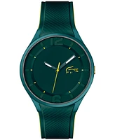 Lacoste Unisex Ollie Green Silicone Strap Watch 44mm