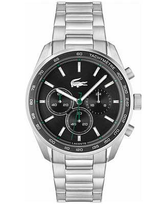 Lacoste Men's Chronograph Vancouver Stainless Steel Bracelet Watch 44mm