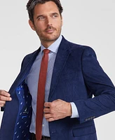 Nautica Men's Modern-Fit Solid Stretch Corduroy Elbow Patch Sport Coat