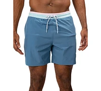 Chubbies Men's The Gravel Roads Quick-Dry 5-1/2" Swim Trunks with Boxer-Brief Liner