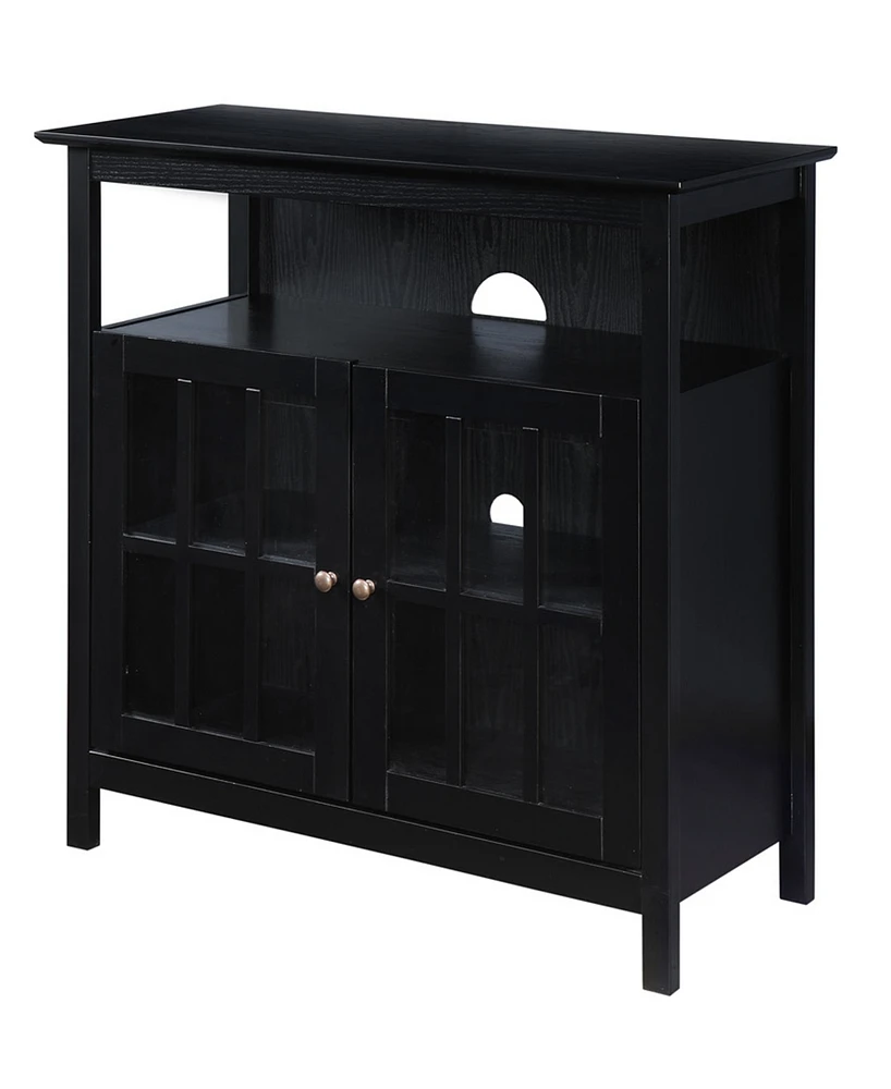 Convenience Concepts 36" Big Sur Highboy Tv Stand with Storage Cabinets