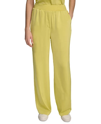 Calvin Klein Women's Pull-On Wide-Leg Pants