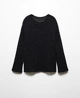 Mango Women's Boat-Neck Knitted Sweater