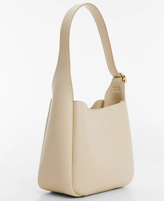 Mango Women's Buckle Detail Shoulder Bag