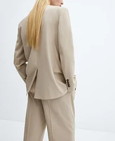 Mango Women's Buttons Detail Suit Blazer