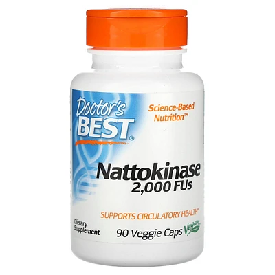 Doctor's Best Nattokinase 2 000 FUs - 90 Veggie Caps - Assorted Pre