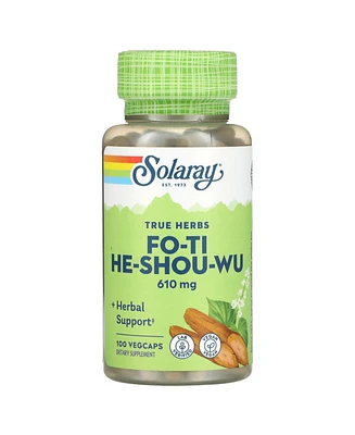 Solaray True Herbs Fo-Ti He-Shou-Wu 610 mg - 100 VegCaps