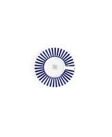 Spode Blue Italian Steccato Espresso Cup and Saucer, Set of 4
