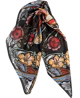 Vince Camuto Women's Oversized Butterfly Printed Square Scarf